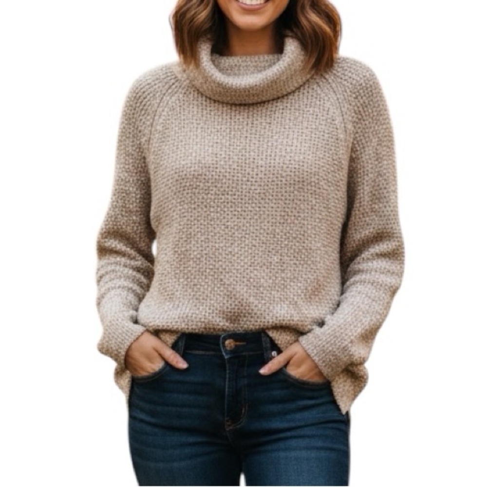 L.L. Bean Women's Cowl Neck Sweater  size M
